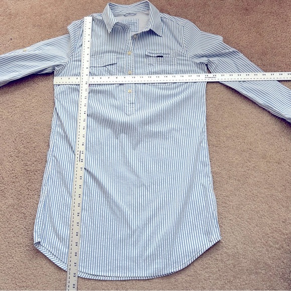 Vineyard Vines Performance Seersucker Shirt Dress/ Coverup - Picture 5 of 7
